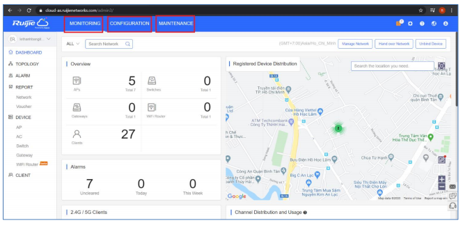 Cài Đặt Bộ Phát Wifi Reyee Qua Ruijie Cloud