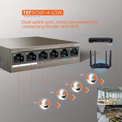 POE Switches TEF1106P-4-63W