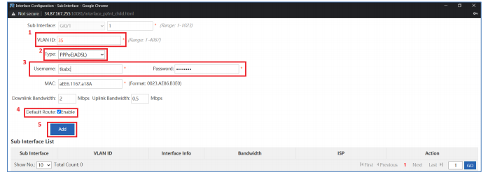 Cài Đặt PPPoE Trên Ruijie Gateway