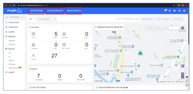 Hướng Dẫn Cài Đặt AP Qua Ruijie Cloud