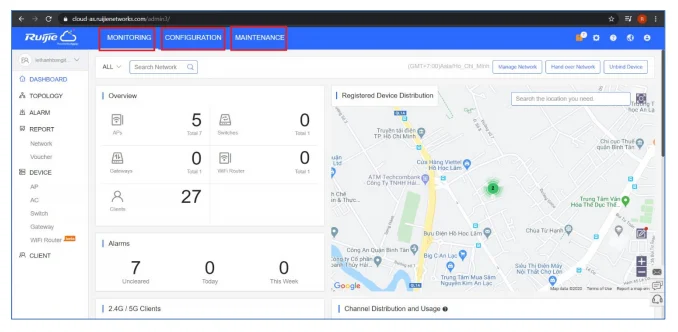 Hướng Dẫn Cài Đặt AP Qua Ruijie Cloud