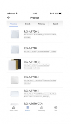 tai khoan Ruijie Cloud