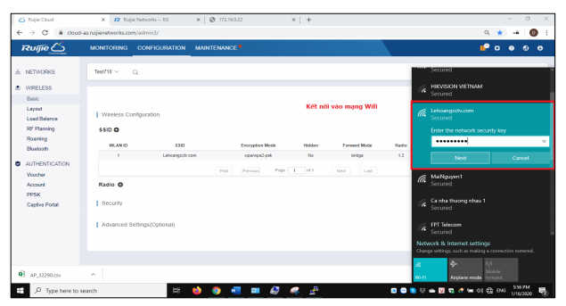 TÍCH HỢP RUIJIE GATEWAY VỚI ACTIVE DIRECTOTYDOMAIN SERVICE