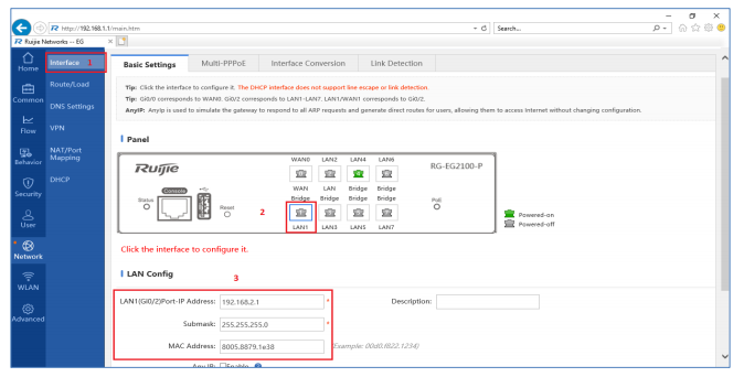 Cài Đặt PPPoE Trên Ruijie Gateway