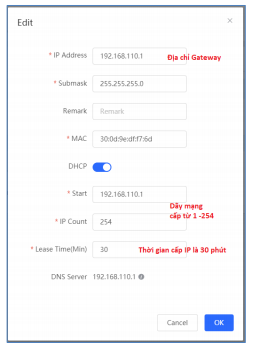 Hướng Dẫn Reyee Gateway Qua Giao Diện Web