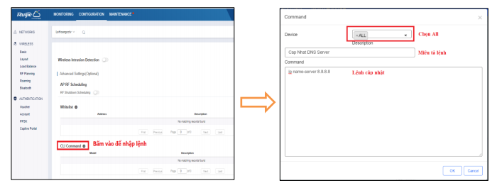 Hướng Dẫn Cài Đặt AP Qua Ruijie Cloud
