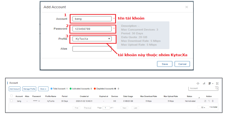 xác thực truy cập Wi-Fi qua Ruijie Cloud