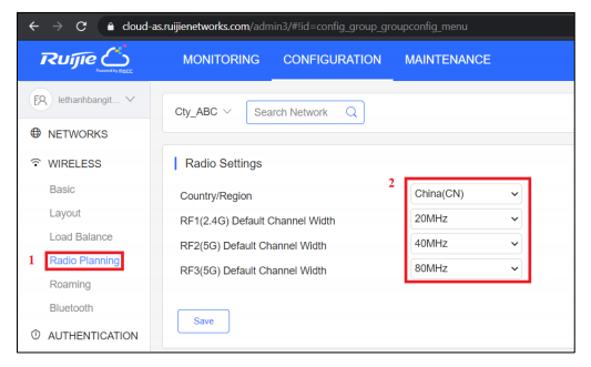 Hướng Dẫn Cài Đặt AP Qua Ruijie Cloud