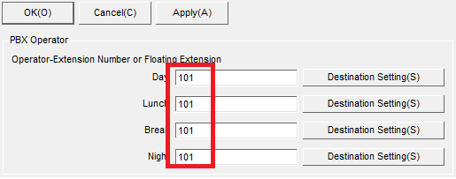 Lập trình tổng đài KX-TDA100D về cài đặt máy lễ tân