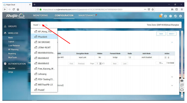 CẤU HÌNH WIFI MARKETING AP RUIJIE