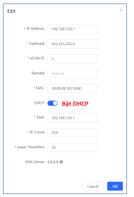 Chia VLAN Trên Dòng Reyee Gateway