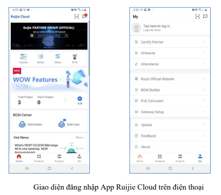 Cài Đặt Bộ Phát Wifi Reyee Qua Ruijie Cloud