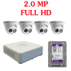 Lắp Đặt Trọn Bộ 4 Camera HIKVISION 2CE564D0T