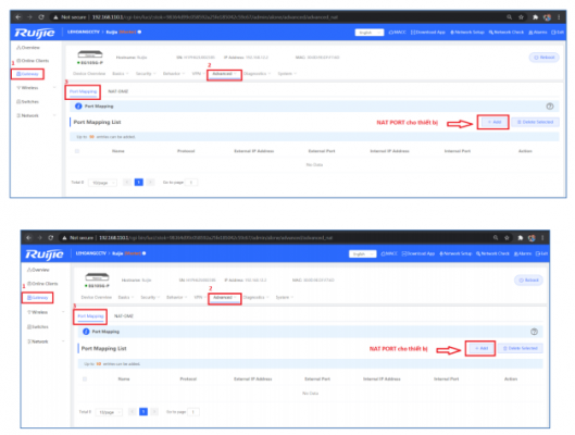 Hướng Dẫn Reyee Gateway Qua Giao Diện Web