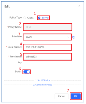 Cài Đặt VPN Trên Reyee Gateway