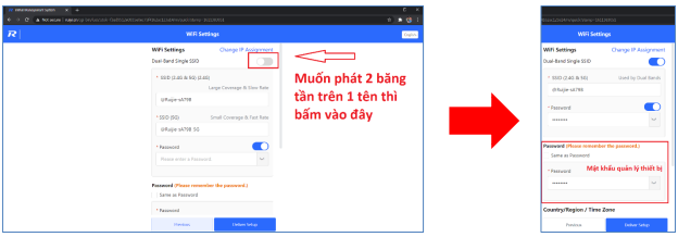 Phát WiFi Reyee Chạy Chế Độ Wireless Repeater