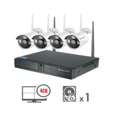 Trọn Bộ Camera Wifi 4 Kênh VanTech 2MP VP-0460W