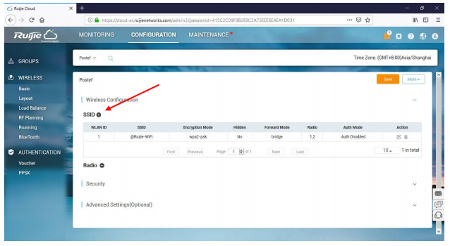 CẤU HÌNH WIFI MARKETING AP RUIJIE