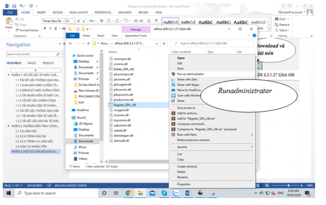 KHÔNG VÀO ĐƯỢC PHẦN MỀM +TẢI DỮ LIỆU TỪ MÁY CHẤM CÔNG TREO