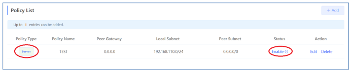 Cài Đặt VPN Trên Reyee Gateway