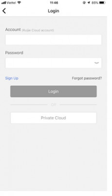 tai khoan Ruijie Cloud