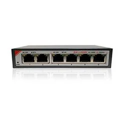 SWITCH POE 8 PORT VỎ SẮT 100M