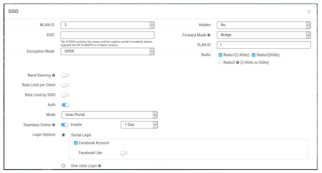 CẤU HÌNH WIFI MARKETING AP RUIJIE
