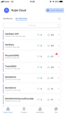 tai khoan Ruijie Cloud