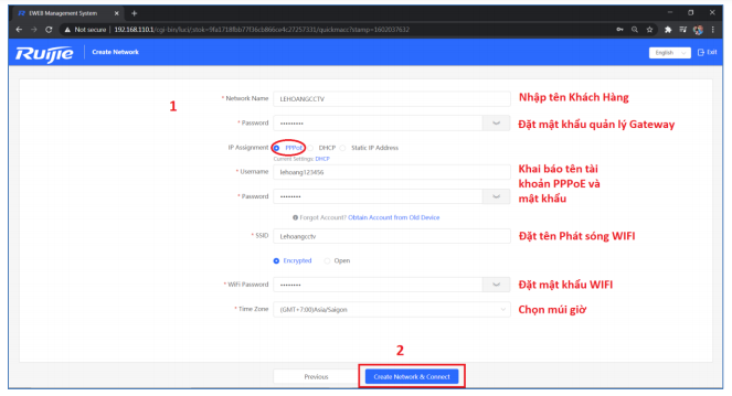 Hướng Dẫn Reyee Gateway Qua Giao Diện Web