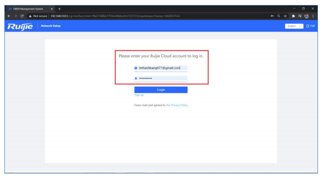 Hướng Dẫn Reyee Gateway Qua Giao Diện Web