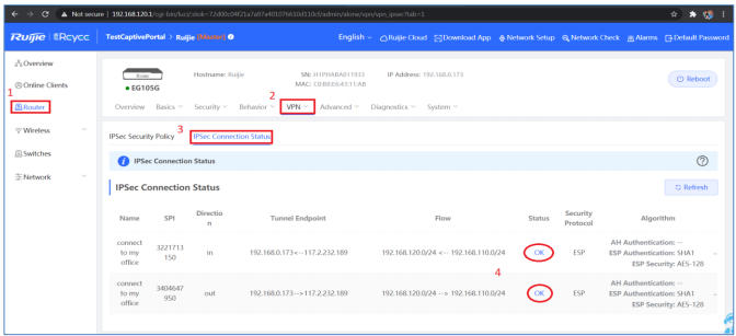 Cài Đặt VPN Trên Reyee Gateway
