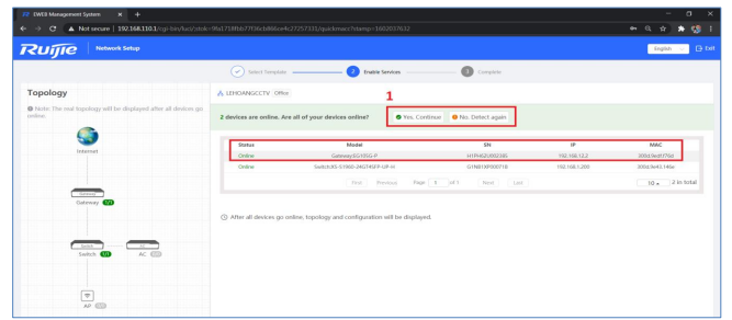 Hướng Dẫn Reyee Gateway Qua Giao Diện Web
