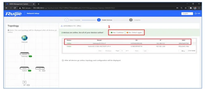 Hướng Dẫn Reyee Gateway Qua Giao Diện Web