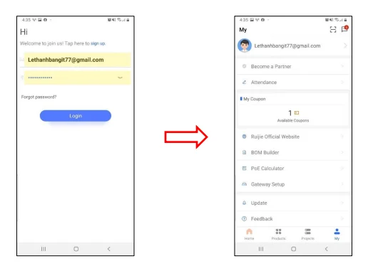 Hướng Dẫn Cài Đặt AP Qua Ruijie Cloud