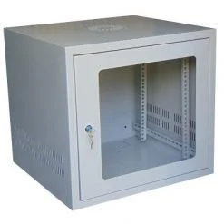 Tủ mạng treo tường 9U-D500 (Cửa Mika)