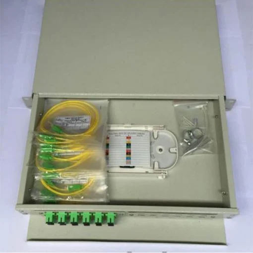 Hộp phối quang ODF 24FO khay trượt gắn rack