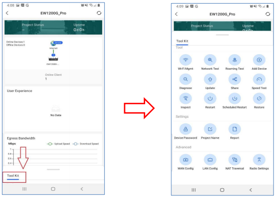 WiFi Router Chạy Chế Độ Qua Ruijie Cloud