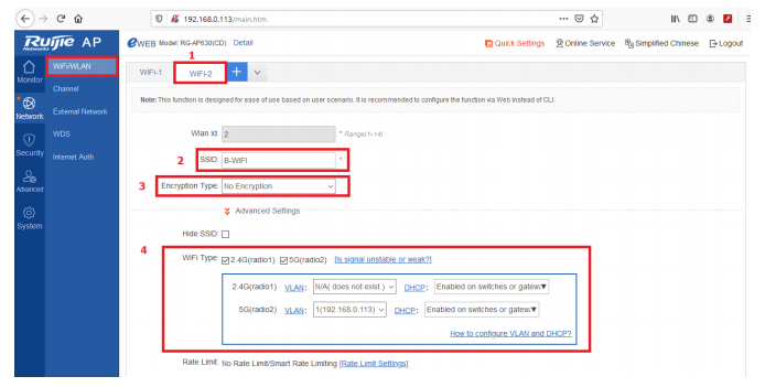 KẾT NỐI POINT TO POINT TRÊN RG-AP630 CD