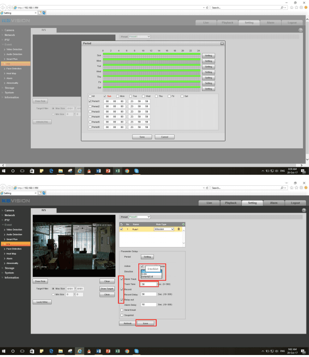 Hướng dẫn chức năng PTZ trên Camera Speeddome KBVISION