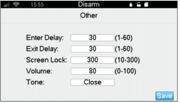 Thiết lập chờ cho vùng