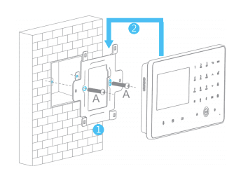Lắp đặt với hộp điện âm tường