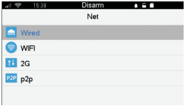 Vào wired bắt đầu cài đặt mạng dây