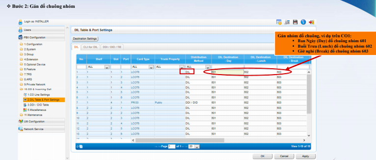 Gán đồ chuông nhóm