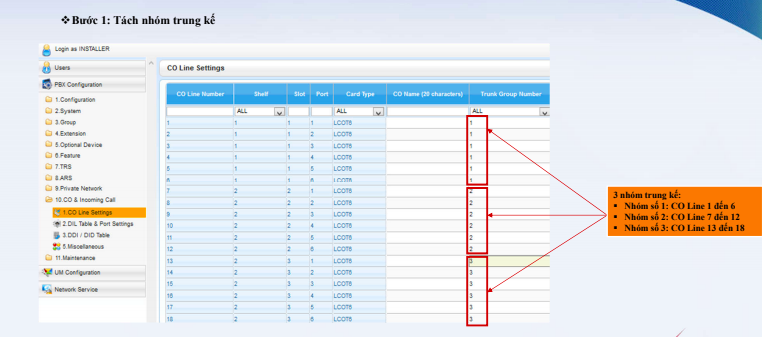 Trách nhóm trung kế 