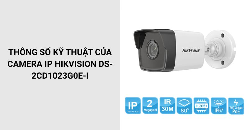 Thông số của Camera HIKVISION DS-2CD1023G0E-I