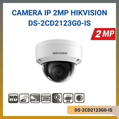 Camera Dome IP hồng ngoại 2MP HIKVISION DS-2CD2123G0-IS