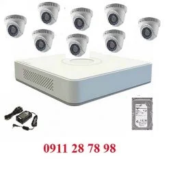 Trọn Bộ 8 Camera HIKVISION 2CE568DOT