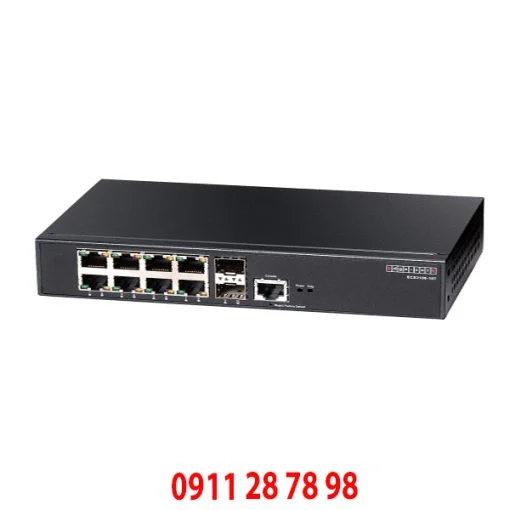 ECS2100-10T : Switch Gigabit : 8 ports 10/100/1000Base-T + 2G SFP