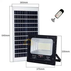 Đèn năng lượng JINDIAN JD-8200L (200w)