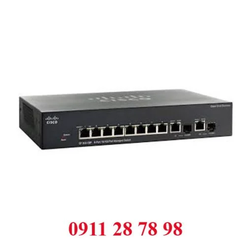 SRW208P-K9-EU Thiết bị mạng SMART SWITCH CISCO
